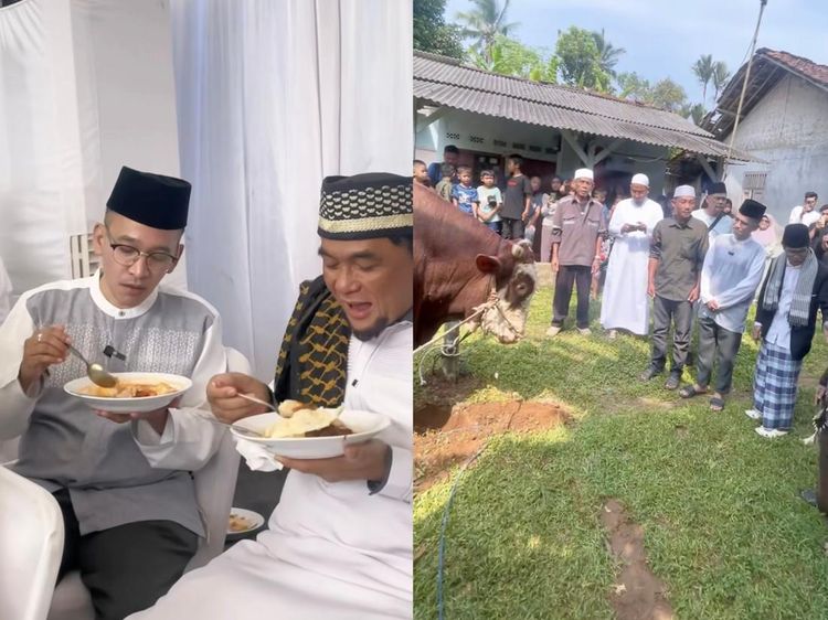 Ruben Onsu Rayakan Idul Adha Pertama, Makan Opor dan Kurban Sapi