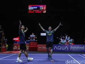 Sabar/Reza Happy Banget Lolos ke Final Indonesia Open 2025