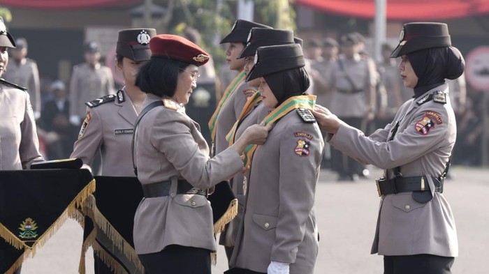 Sebanyak 593 bintara kompetensi khusus Polri yang direkrut untuk menyukseskan Ketahanan Pangan dan Program Makan Bergizi Gratis (MBG) telah dilantik. (dok. ist)