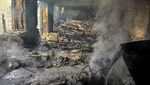 Potret Gedung di Ukraina Hangus Terkena Serangan Drone Rusia