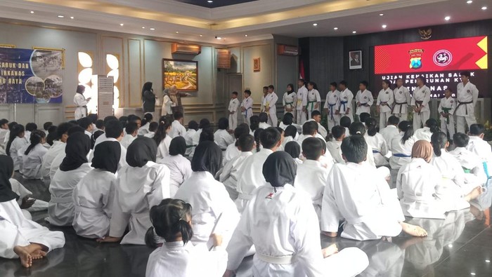 Ujian kenaikan tingkat INKANAS Kota Malang