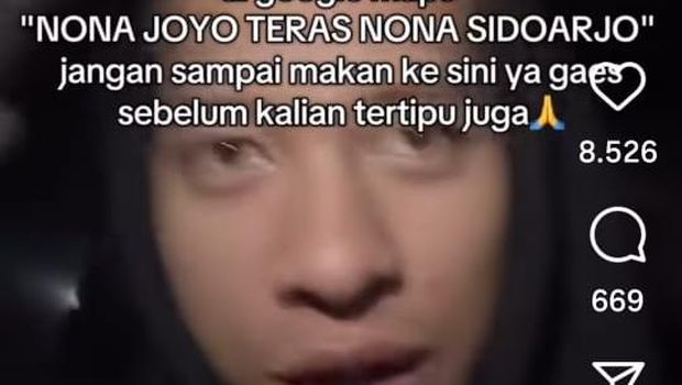 Video viral makan penyetan lele dan es teh di pujasera Sidoarjo digetok harga Rp 60 ribu.