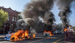 Kerusuhan Meletus di Los Angeles, Mobil Otonom Waymo Dibakar Massa
