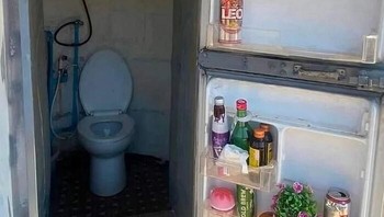 Kira-kira toiletnya dingin nggak ya. Foto: Bored Panda