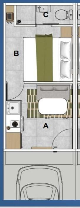 Contoh desain rumah subsidi 18 meter persegi.
