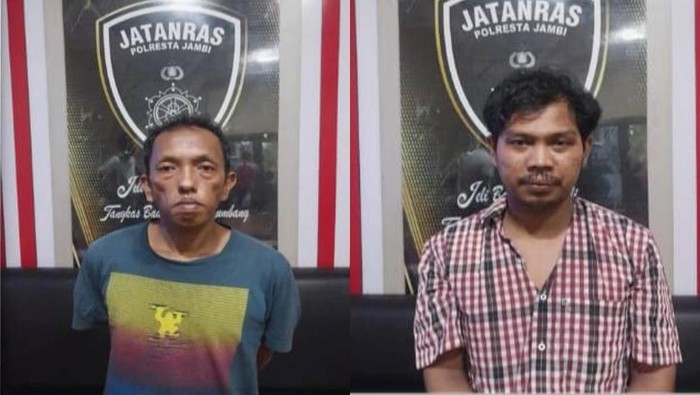 Dua pelaku pencurian komponen tower telekomunikasi di Jambi diringkus