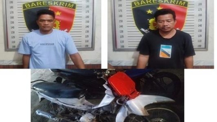 Dua pencuri motor yang resahkan warga di Muba ditangkap polisi