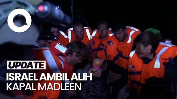 Video Detik-detik Israel Ambil Alih Kapal Bantuan Gaza Greta Thurnberg Cs