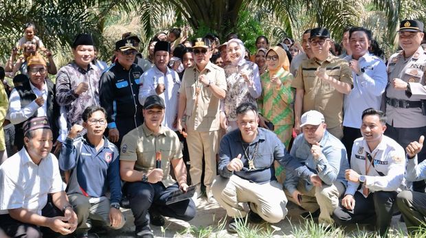 Gubernur H Agustiar Sabran Tinjau Lokasi Rencana Pembangunan SMK di Desa Kinjil