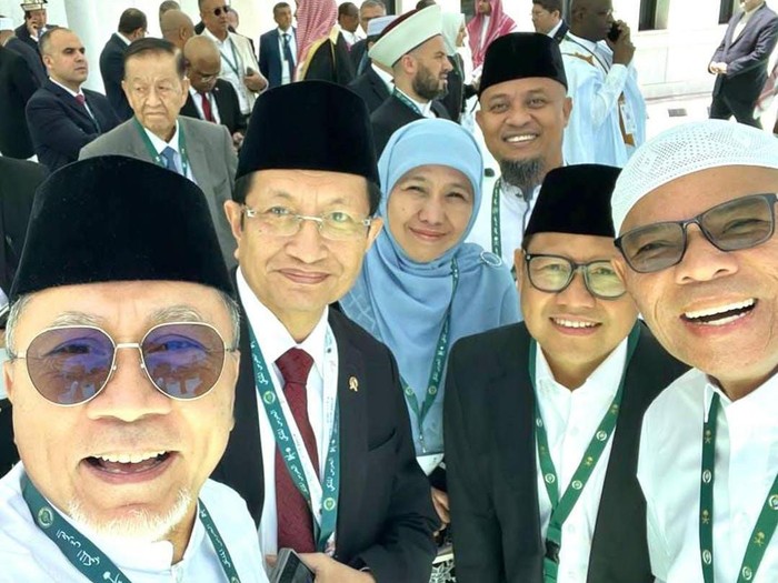 Gubernur Sulsel Andi Sudirman Sulaiman bersama sejumlah menteri kabinet Merah Putih menghadiri undangan Kerajaan Arab Saudi.