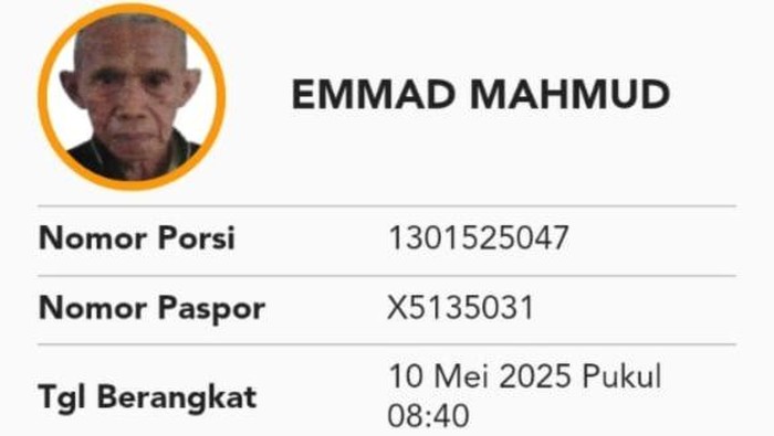 Emmad Mahmud (88), jemaah haji asal Bangkalan meninggal di Mina