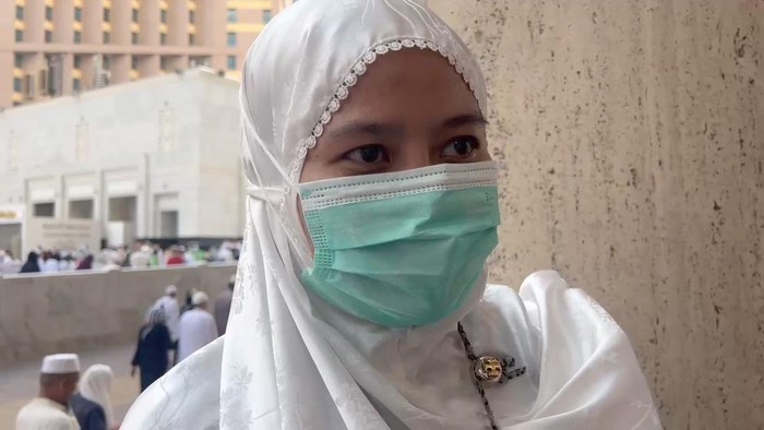 Jemaah haji asal Maluku, Ayu (Haris/detikcom)