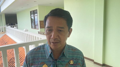 Kalaksa BPBD Karangasem, Ida Bagus Ketut Arimbawa. (I Wayan Selamat Juniasa/detikBali)