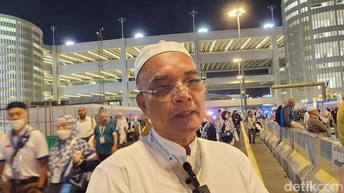 Ketua Komisi VIII DPR RI Marwan Dasopang saat ditemui di Mina, Sabtu (7/6/2025).