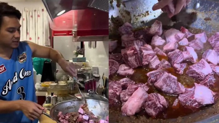 Mewah! Influencer Pakai Wagyu Rp 15,4 Juta Buat Bikin Rendang Idul Adha
