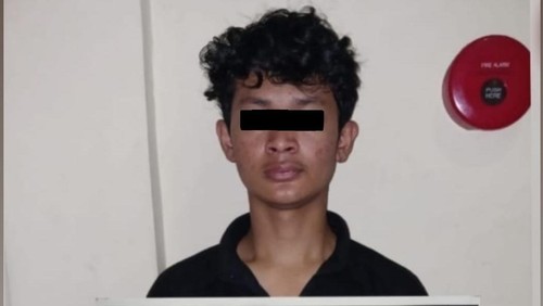 Pemuda di Denpasar ditangkap polisi karena mencuri motor milik bosnya, Sabtu (7/6/2025).