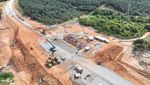 Penampakan dari Udara Proyek Tol Betung-Tempino-Jambi Rp 21 Triliun