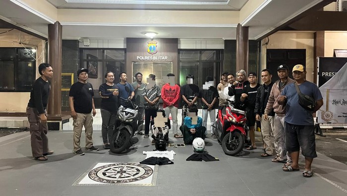 Pendekar silat pelaku pengeroyokan di Blitar diamankan polisi.