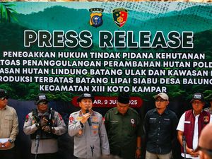 Polda Riau Bongkar Kasus Perambahan Hutan Lindung, 4 Tersangka Dijerat