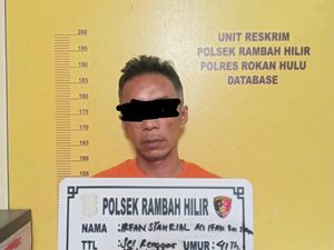 Polisi dan Warga Gerak Cepat Tangkap Pria di Rohul yang Coba Bunuh Eks Istri