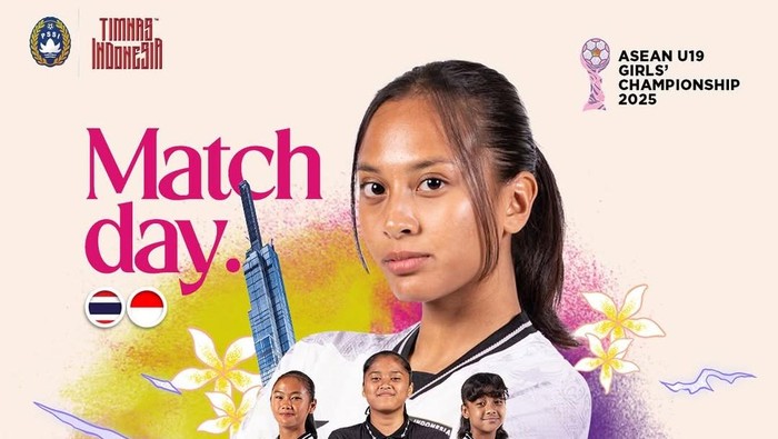 Timnas Putri Indonesia bakal menghadapi Thailand dalam laga perdana ASEAN U-19 Girls Championship 2025.