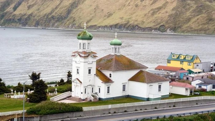 Unalaska merupakan pulau Amerika Serikat yang dulu pernah dimiliki Rusia. (JOHN ZADA)