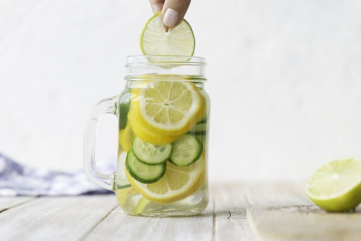 air lemon mentimun
