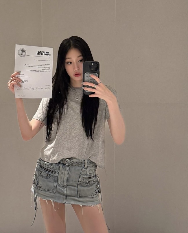 Annie Moon mencuri perhatian setelah diumumkan menjadi personel co-ed group ALLDAY PROJECT. Intip pesonanya yang yang berasal dari keluarga konglomerat. Foto: dok. Instagram @anniesymoon
