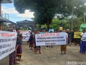 Warga Pejarakan Demo Tolak Air Panas Banyuwedang Dikelola Perusahaan