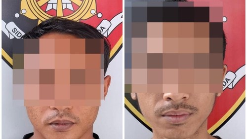 Dua pelaku pemerkosaan bocah ditahan di Polres Klungkung.