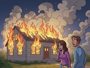 Kebakaran Hanguskan Rumah Warga di Bone, 1 Wanita Lansia Luka Bakar