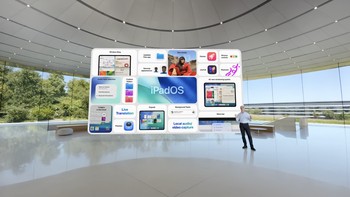 iPadOS 26 memperkenalkan sistem windowing baru mirip Mac. Pengguna bisa mengatur ukuran aplikasi secara bebas dan multitasking yang lebih baik. Aplikasi Files ada pembaruan tampilan daftar dan aplikasi Preview hadir untuk pengelolaan PDF. Fitur khusus iPad juga termasuk perekaman suara berkualitas studio dengan AirPods. Foto: Apple