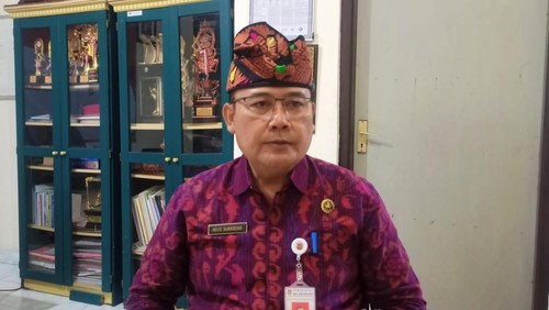 Kepala BKPSDM Karangasem, I Komang Agus Sukasena. (I Wayan Selamat Juniasa/detikBali)