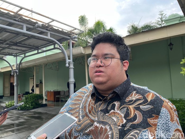 Manajer PSIM Jogja, Razzi Taruna di kantor Gubernur DIY, Kompleks Kepatihan, Kota Jogja, Selasa (10/6/2025).