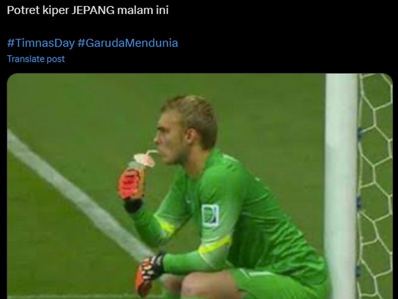 Meme Timnas Indonesia Dikalahkan Jepang di Kualifikasi Piala Dunia 2026