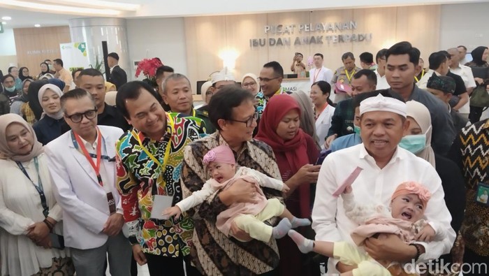 Menkes Budi Gunadi dan Gubernur Jabar Dedi Mulyadi