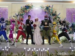 Viral Pengantin Pria Cosplay Kamen Rider Black RX di Hari Pernikahannya