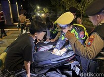 Patroli Balap Liar, Polres Pasuruan Kota Sita 8 Motor Tidak Standar