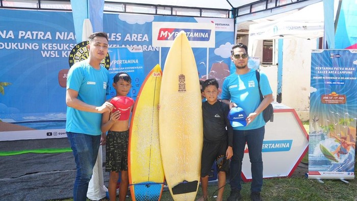 Pertamina mendukung event bertaraf Internasional World Surf League Krui