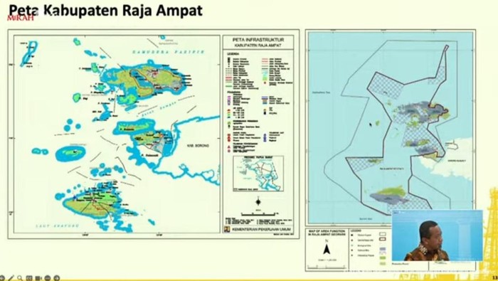 Peta Kabupaten Raja Ampat