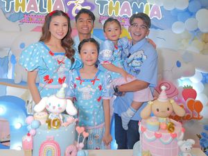 7 Foto Ruben Onsu-Sarwendah Kompak Rayakan Ultah Anak, Pakai Busana Seragam