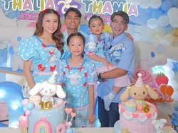 7 Foto Ruben Onsu-Sarwendah Kompak Rayakan Ultah Anak, Pakai Busana Seragam