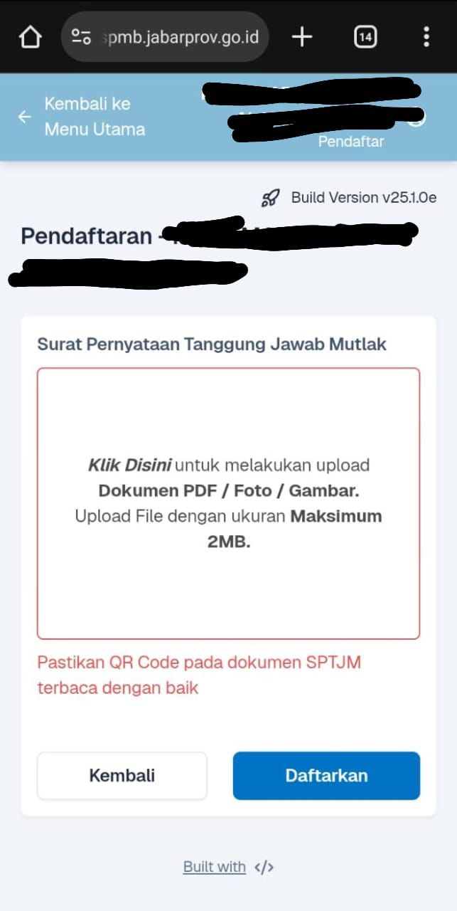 SPMB Jabar 2025