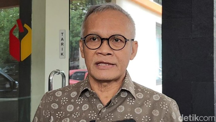 Wakil Ketua Komisi II DPR-RI, Aria Bima di Bawaslu Boyolali, Selasa (10/6/2025).