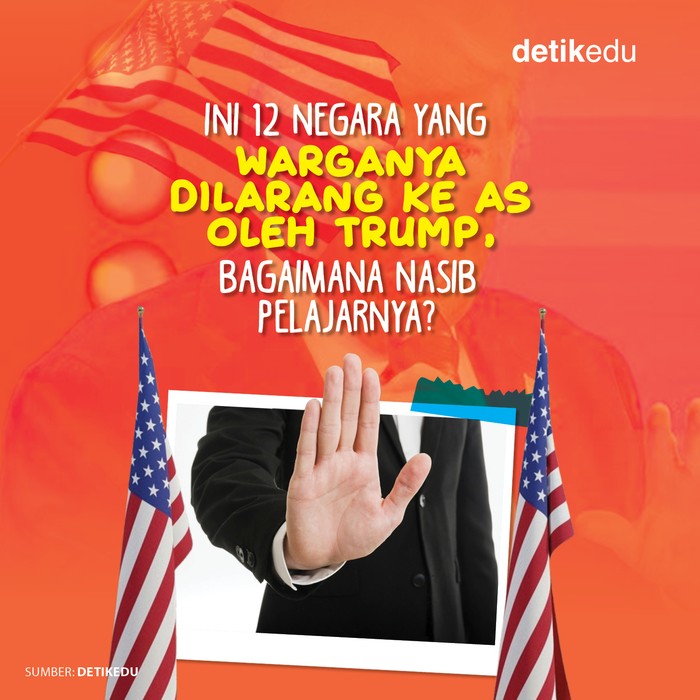 12 Negara yang Warganya Di;arang ke AS oleh Trump