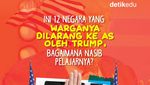 Infografis: Nasib Pelajar 12 Negara yang Warganya Dilarang ke AS oleh Trump