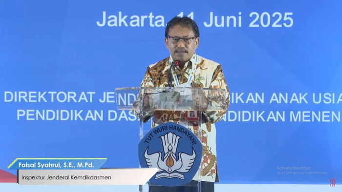 Inspektur Jenderal Kementerian Pendidikan Dasar dan Menengah (Kemendikdasmen), Faisal Syahrul