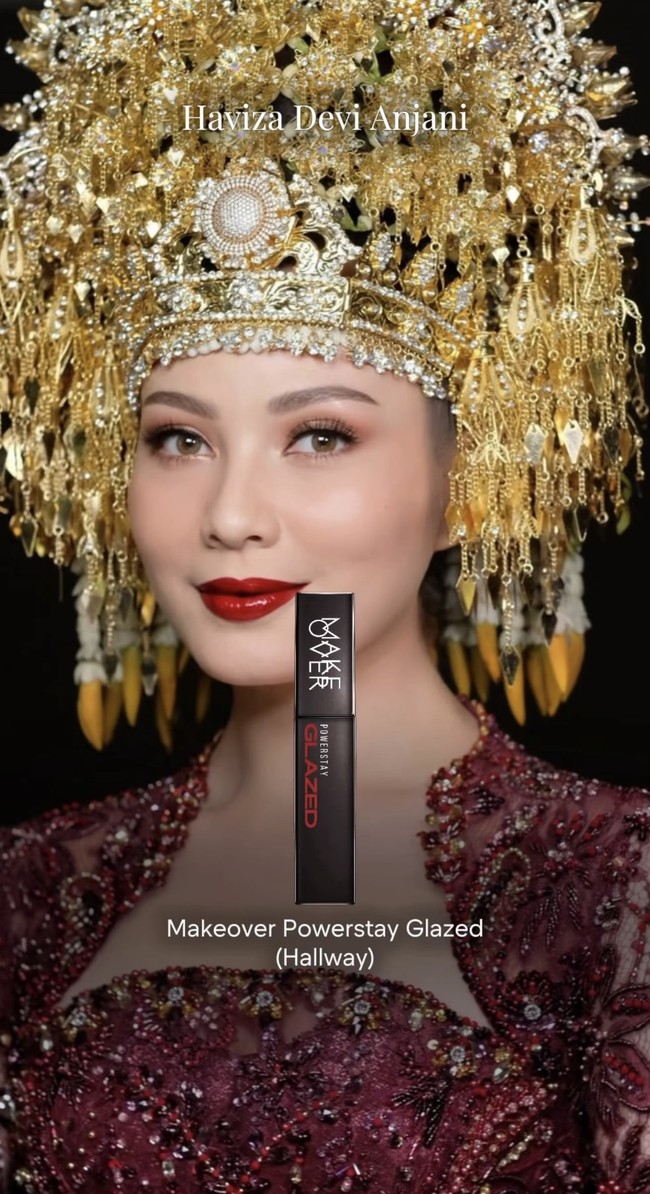 Lipstik artis di hari pernikahan