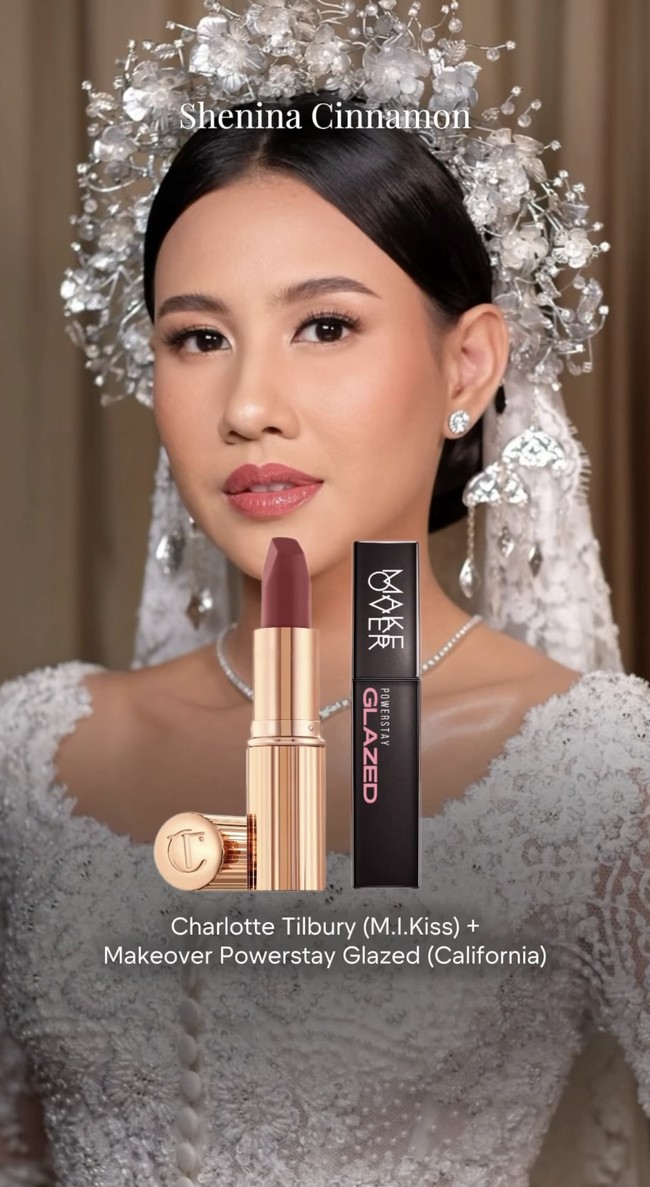 Lipstik artis di hari pernikahan