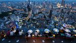 Menikmati Bangkok dari Mahanakhon Skywalk yang Mendebarkan